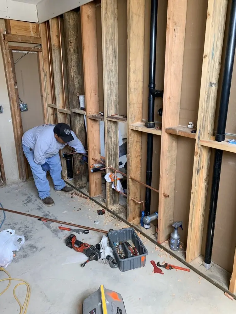Commercial rough-in plumbing for Gas Line Repair in Birdwood Hill